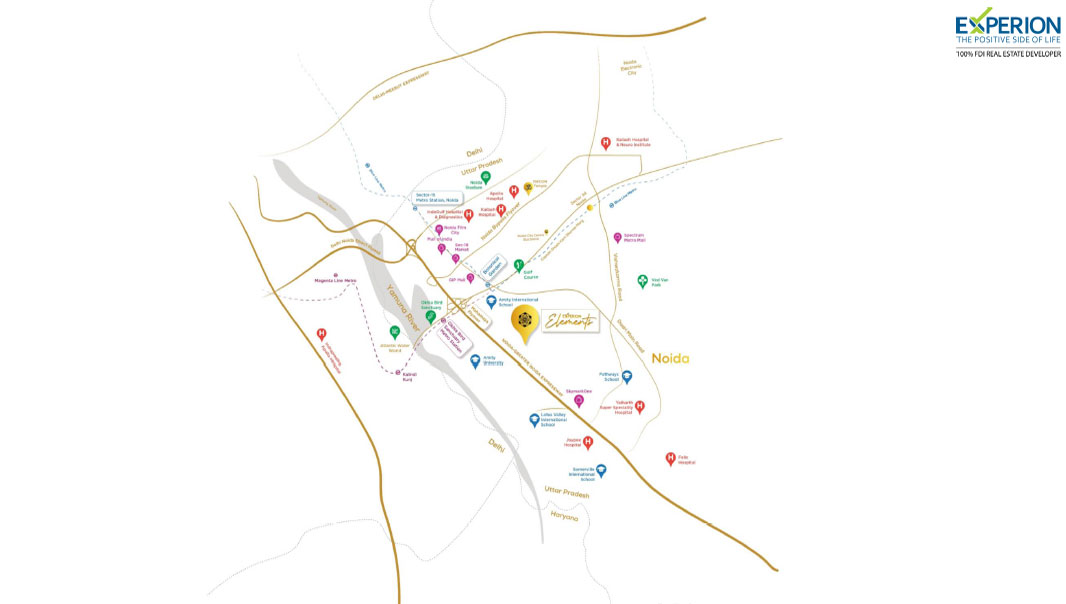 Experion Elements Location Map