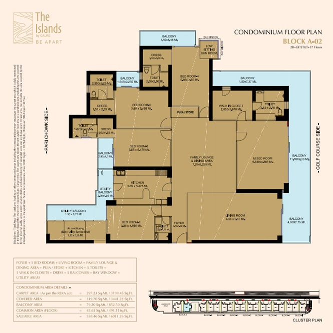 Gaur The Islands floor plan