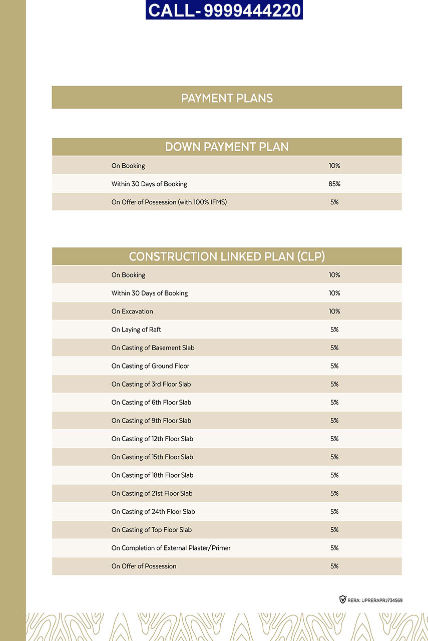 Gaur The Islands Price List