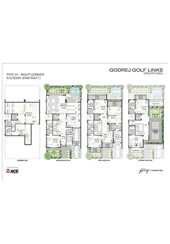 Godrej Golf Links Villas Floor Plan