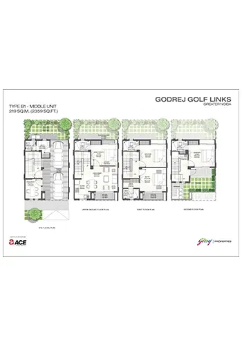 Godrej Golf Links Villas floor plan