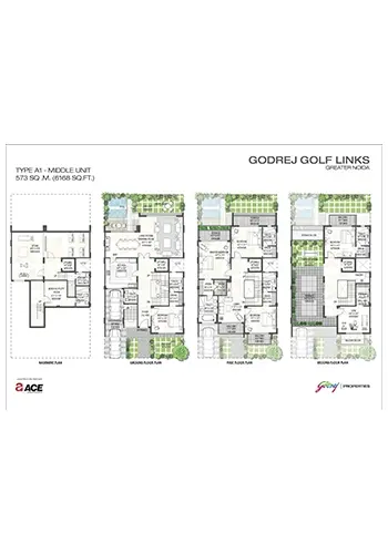 Godrej Golf Links Exquisite Villas floor plan