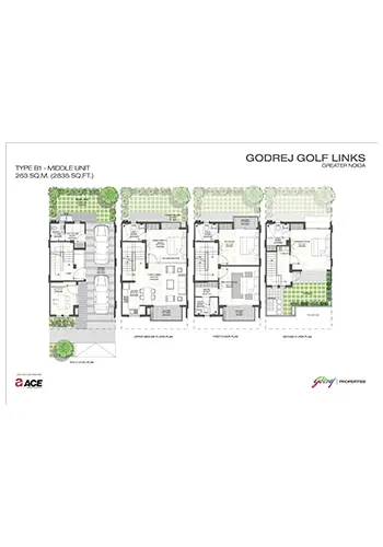 Godrej Golf Links Exquisite Villas floor plan