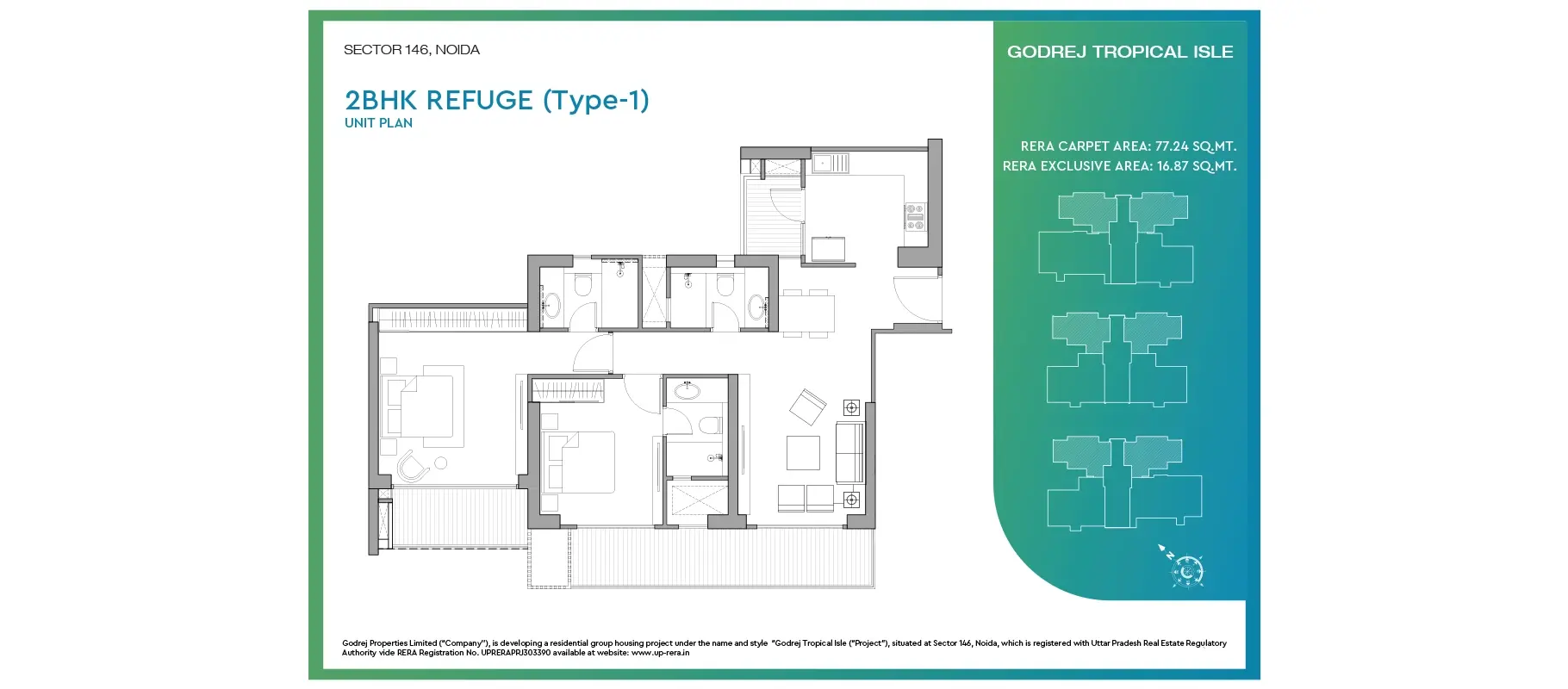 Godrej Tropical Isle Floor Plan