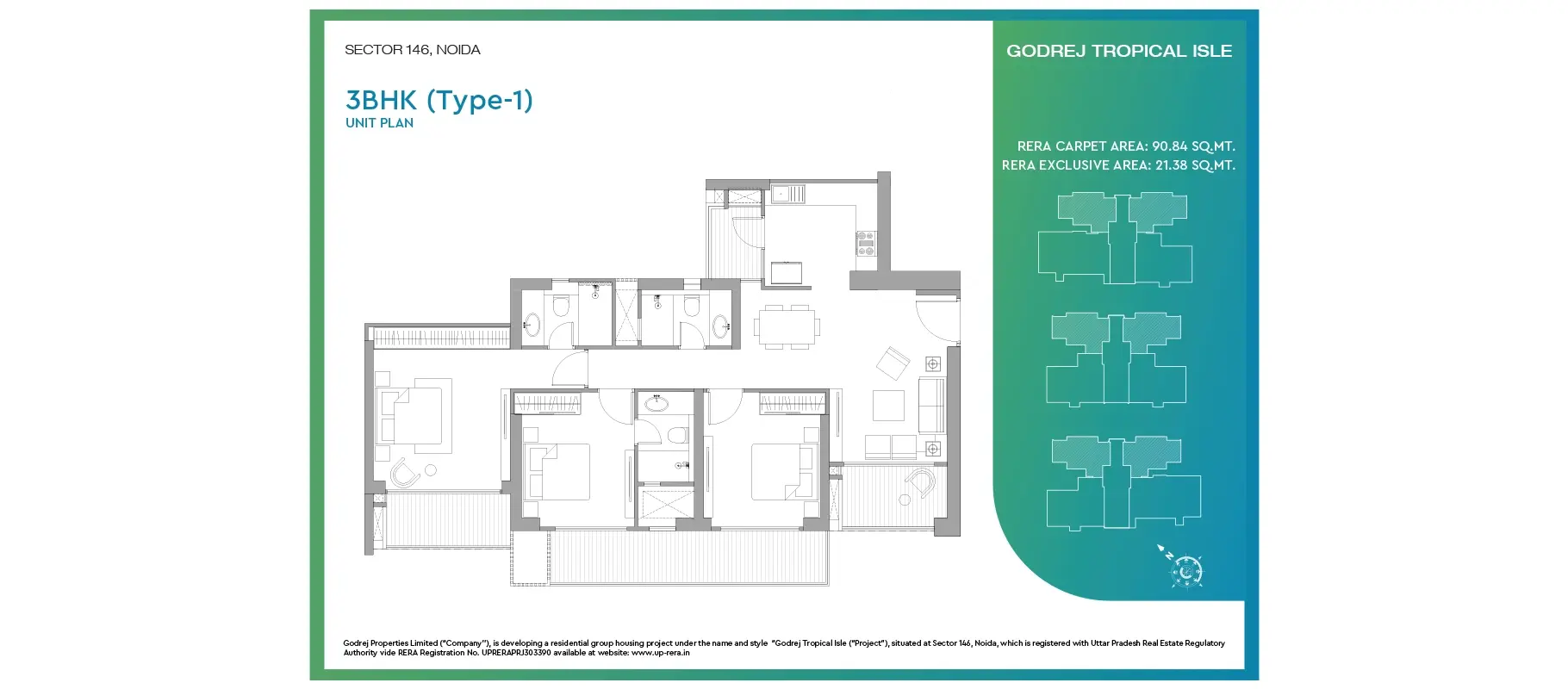 Gaur The Islands floor plan