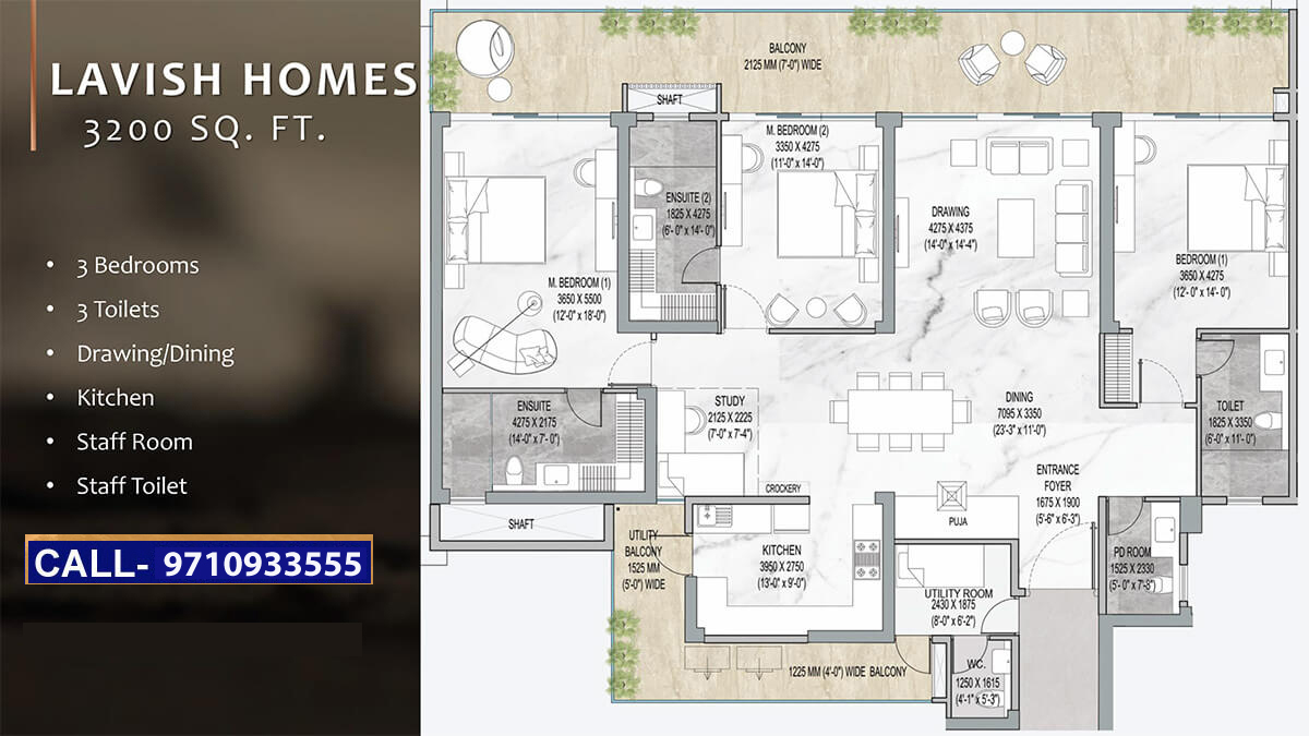 M3M The Cullinan in Noida floor plan