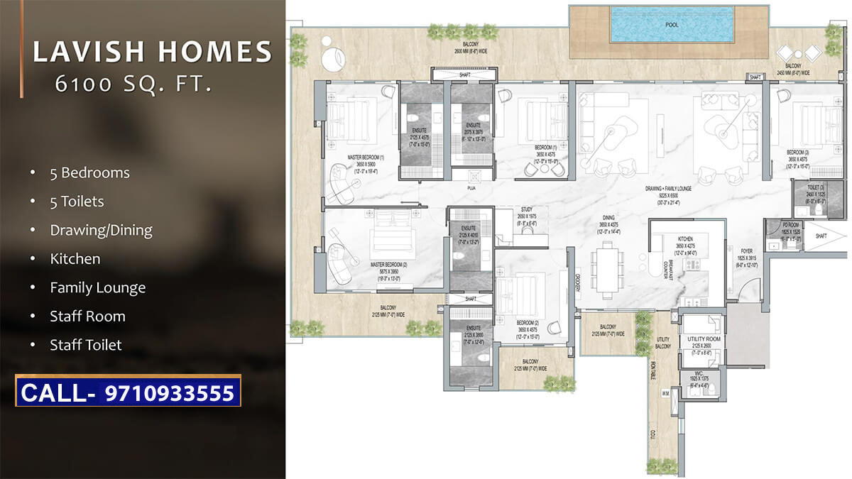 M3M The Cullinan in Noida floor plan