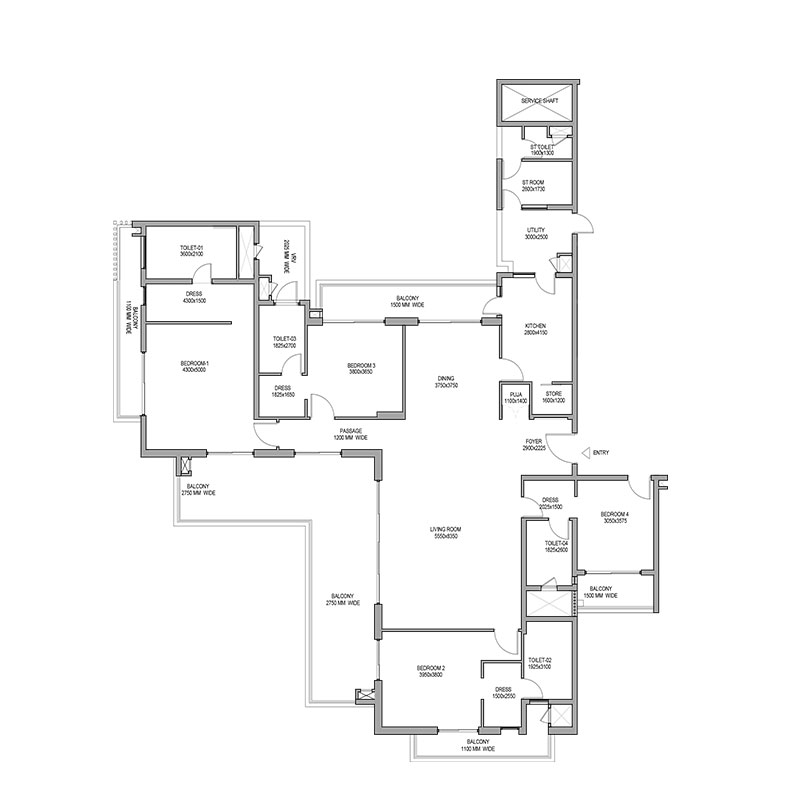 Max Estate 128 Noida floor plan